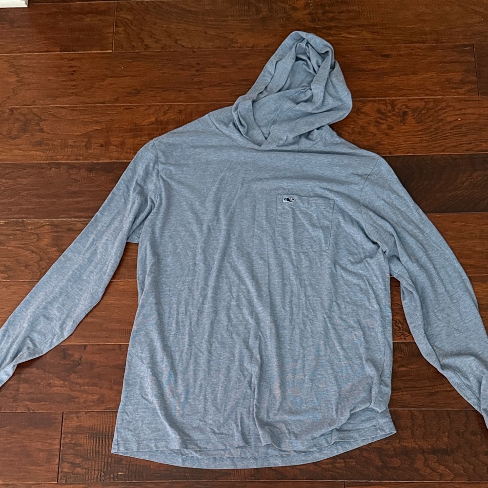 Vineyard Vines Light Blue Hooded Sweatshirt